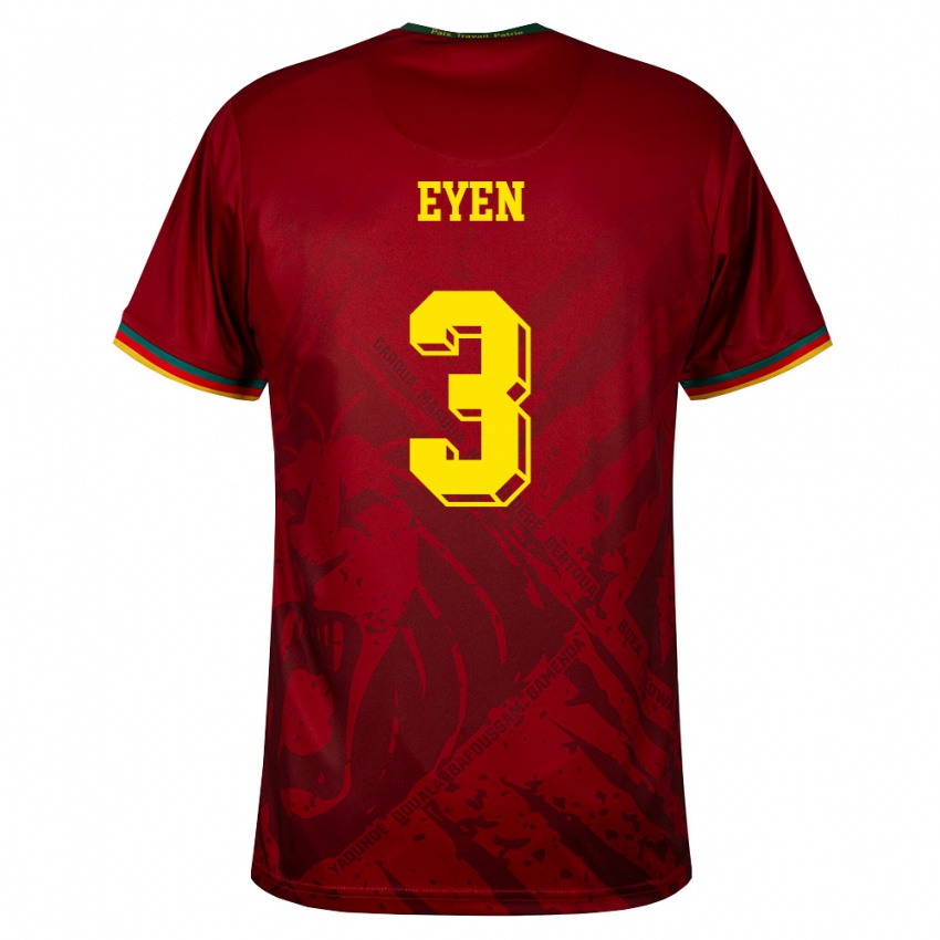 גברים קמרון Oscar Eyen #3 אדום עמוק ירוק צהוב הרחק ג'רזי 26-28 חולצה קצרה