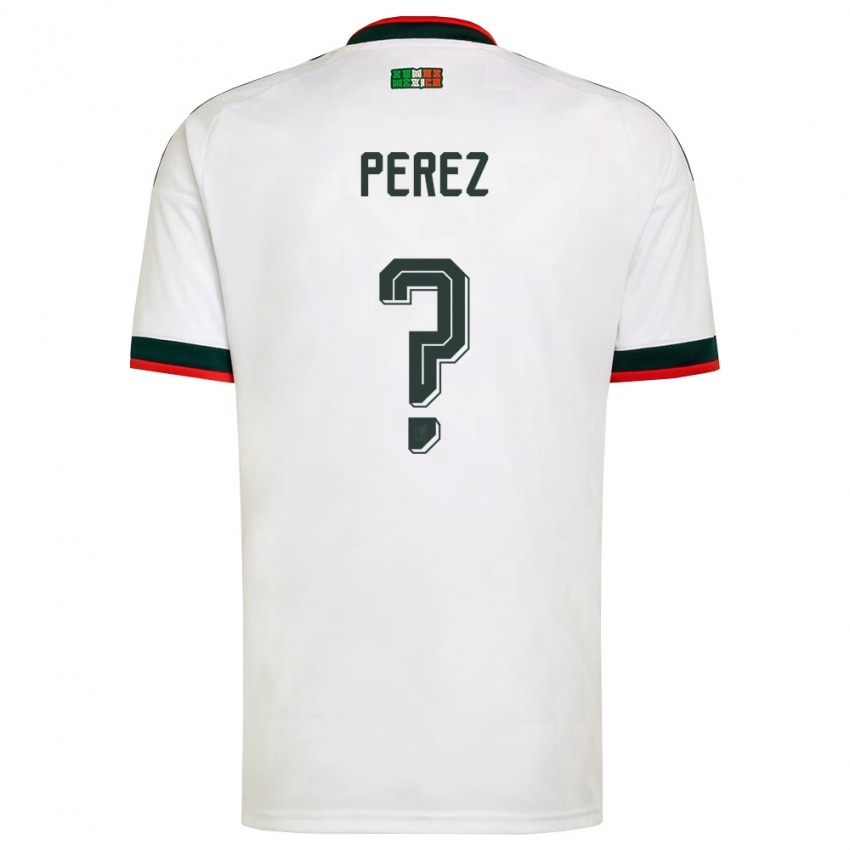נשים מקסיקו ג׳ונת׳ן פרס #0 לבן בורדו ירוק הרחק ג'רזי 26-28 חולצה קצרה