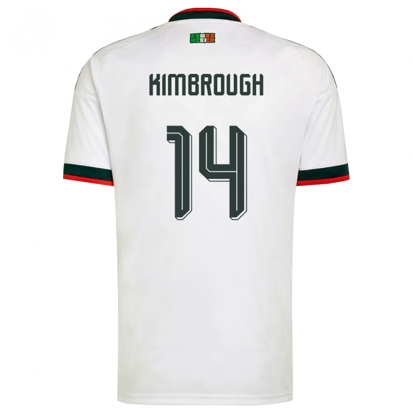נשים מקסיקו Da'vian Kimbrough #14 לבן בורדו ירוק הרחק ג'רזי 26-28 חולצה קצרה