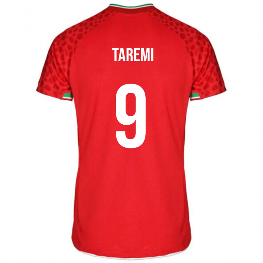 נשים איראן מהדי טרמי #9 אדום לבן הרחק ג'רזי 26-28 חולצה קצרה