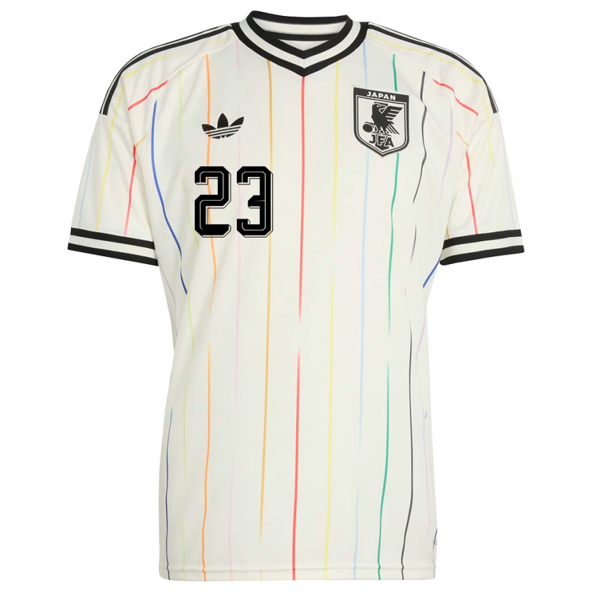 נשים יַפָּן רואי אראקי #23 לבן שחור הרחק ג'רזי 26-28 חולצה קצרה