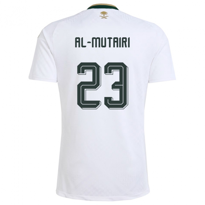 נשים ערב הסעודית טורקי אל מוטארי #23 לבן ירוק זהב הרחק ג'רזי 26-28 חולצה קצרה