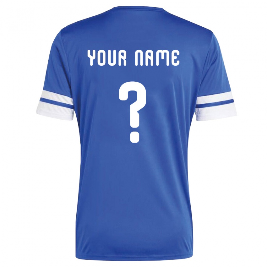 ילדים קוראסאו השם שלך #0 כהה לבן ג'רזי ביתית 26-28 חולצה קצרה