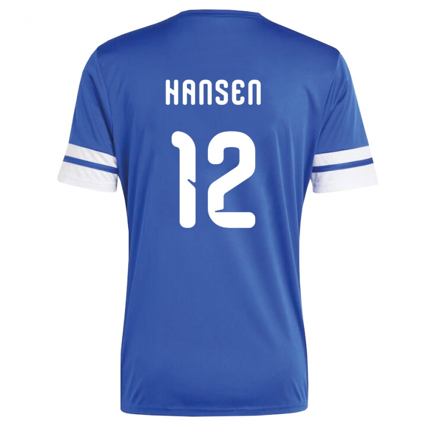 ילדים קוראסאו סונטיה האנסן #12 כהה לבן ג'רזי ביתית 26-28 חולצה קצרה