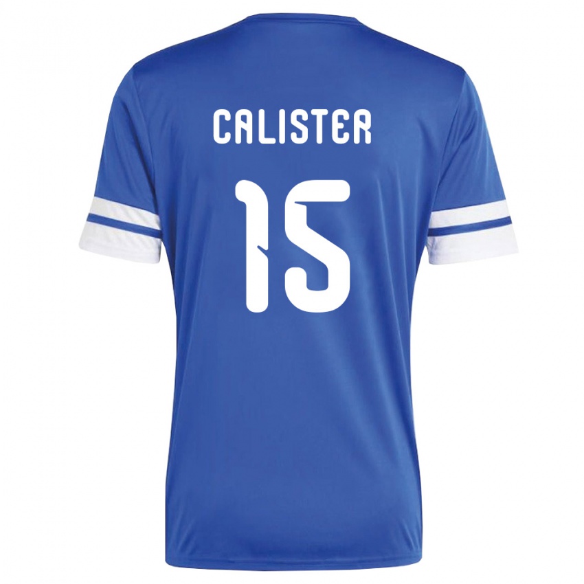 ילדים קוראסאו Noah Calister #15 כהה לבן ג'רזי ביתית 26-28 חולצה קצרה