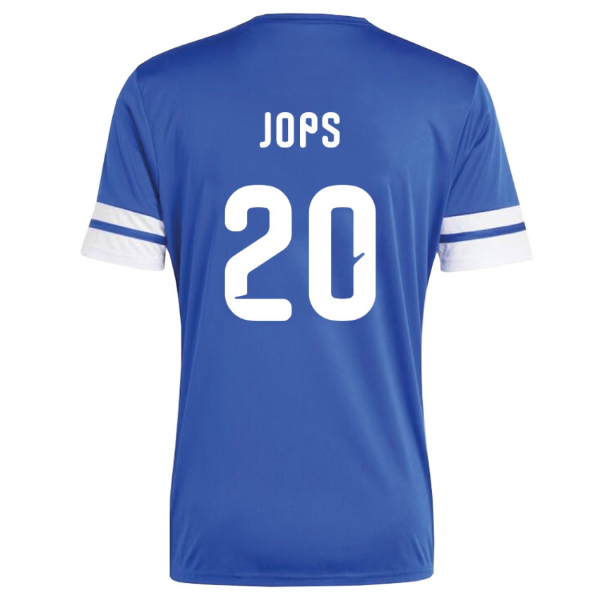 ילדים קוראסאו Arynel Jops #20 כהה לבן ג'רזי ביתית 26-28 חולצה קצרה