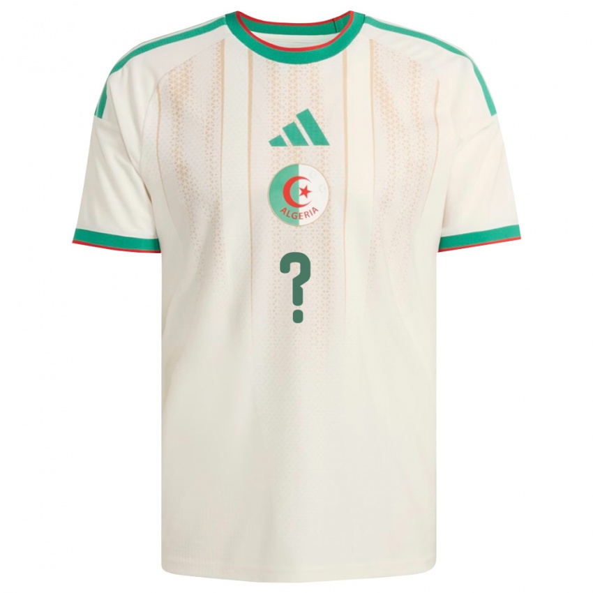 ילדים אלג'יריה Islam Abbaci #0 שמנת ירוק אדום ג'רזי ביתית 26-28 חולצה קצרה