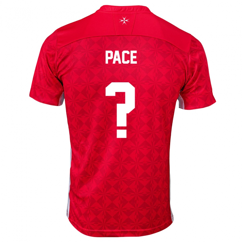 ילדים מלטה Edward Pace #0 אדום לבן ג'רזי ביתית 26-28 חולצה קצרה