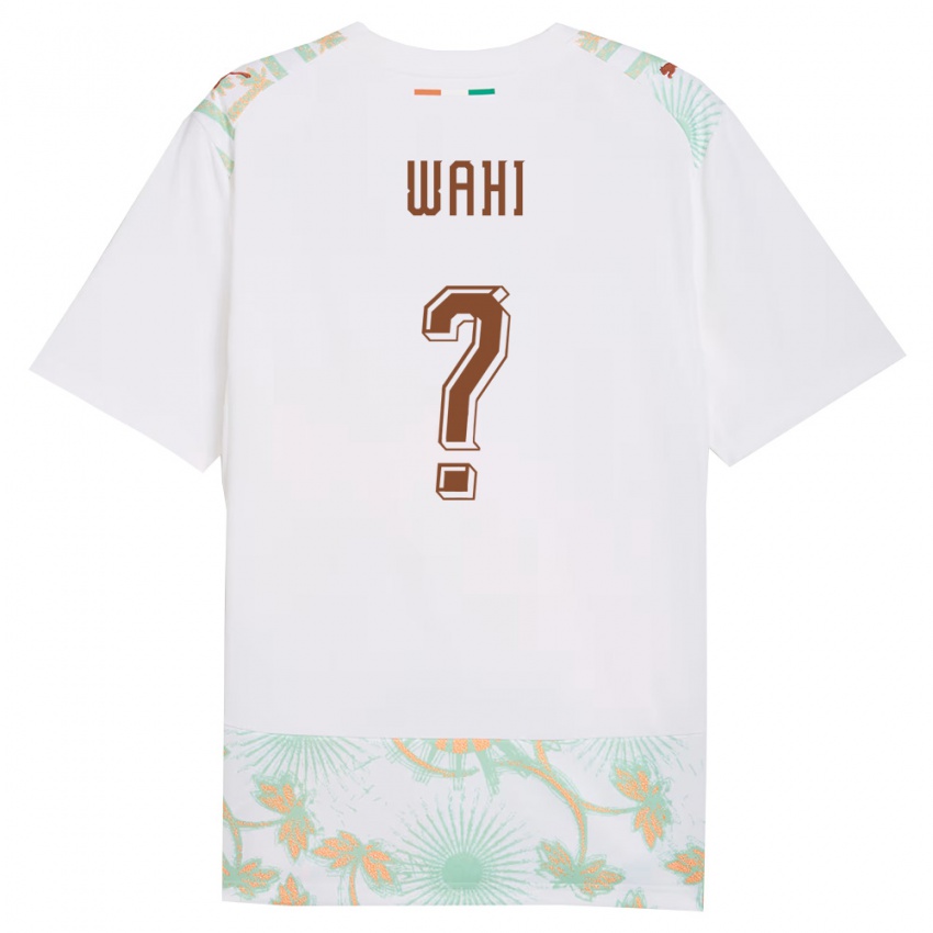 ילדים חוף השנהב אלייה וואהי #0 לבן כתום ירוק הרחק ג'רזי 26-28 חולצה קצרה