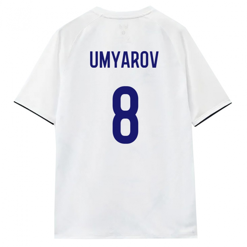 ילדים רוסיה נאיל אומיארוב #8 לבן חום שחור הרחק ג'רזי 26-28 חולצה קצרה