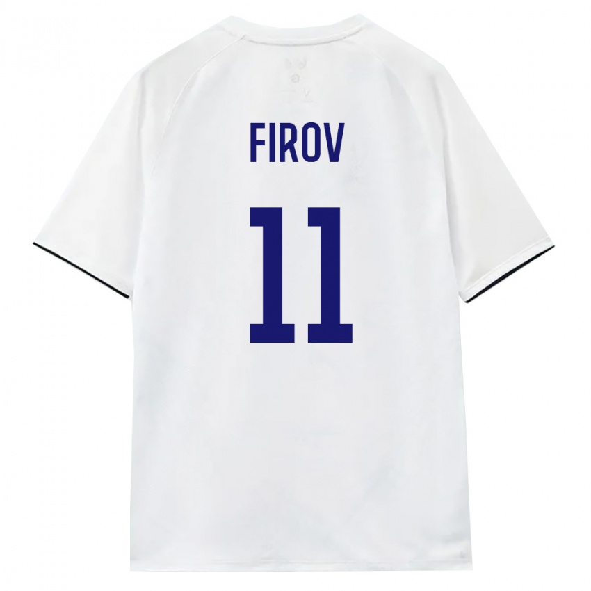 ילדים רוסיה Imran Firov #11 לבן חום שחור הרחק ג'רזי 26-28 חולצה קצרה