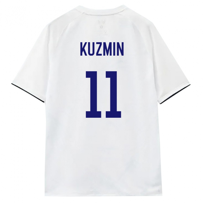 ילדים רוסיה Ivan Kuzmin #11 לבן חום שחור הרחק ג'רזי 26-28 חולצה קצרה