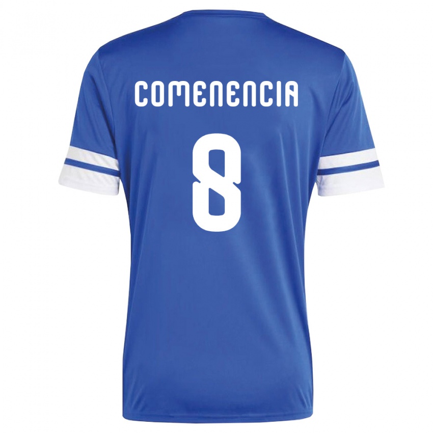 גברים קוראסאו ליבנו קומנסיה #8 כהה לבן ג'רזי ביתית 26-28 חולצה קצרה