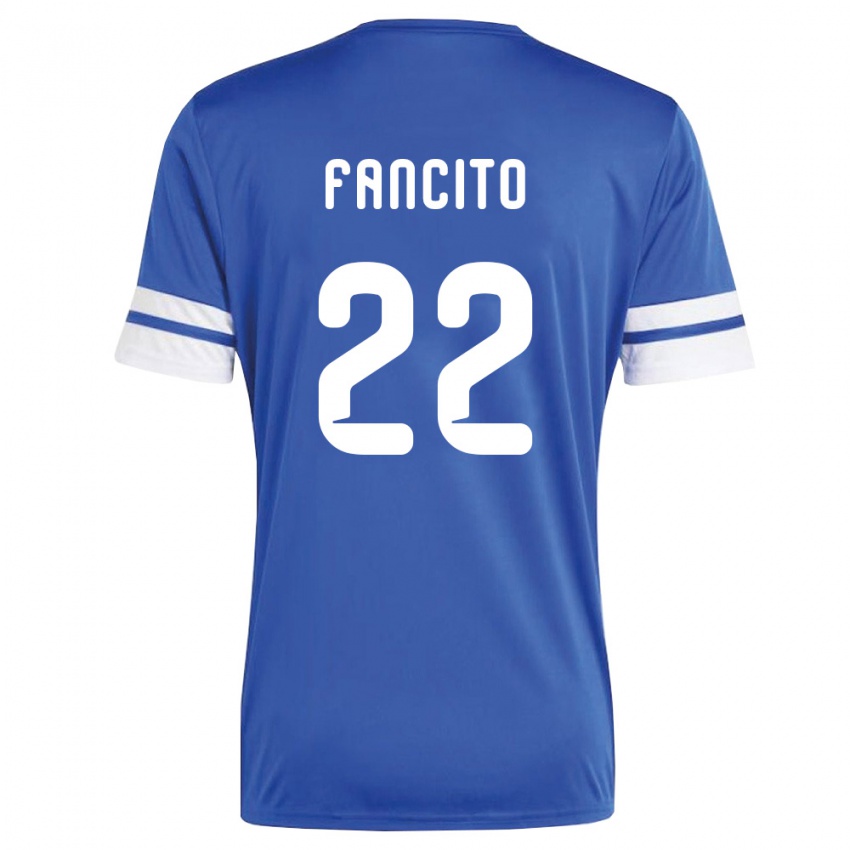 גברים קוראסאו Nino Fancito #22 כהה לבן ג'רזי ביתית 26-28 חולצה קצרה