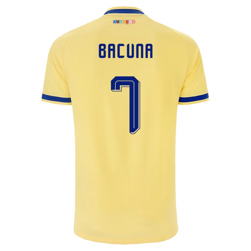 גברים קוראסאו ז׳וניניו בקונה #7 צהוב כהה ורוד הרחק ג'רזי 26-28 חולצה קצרה