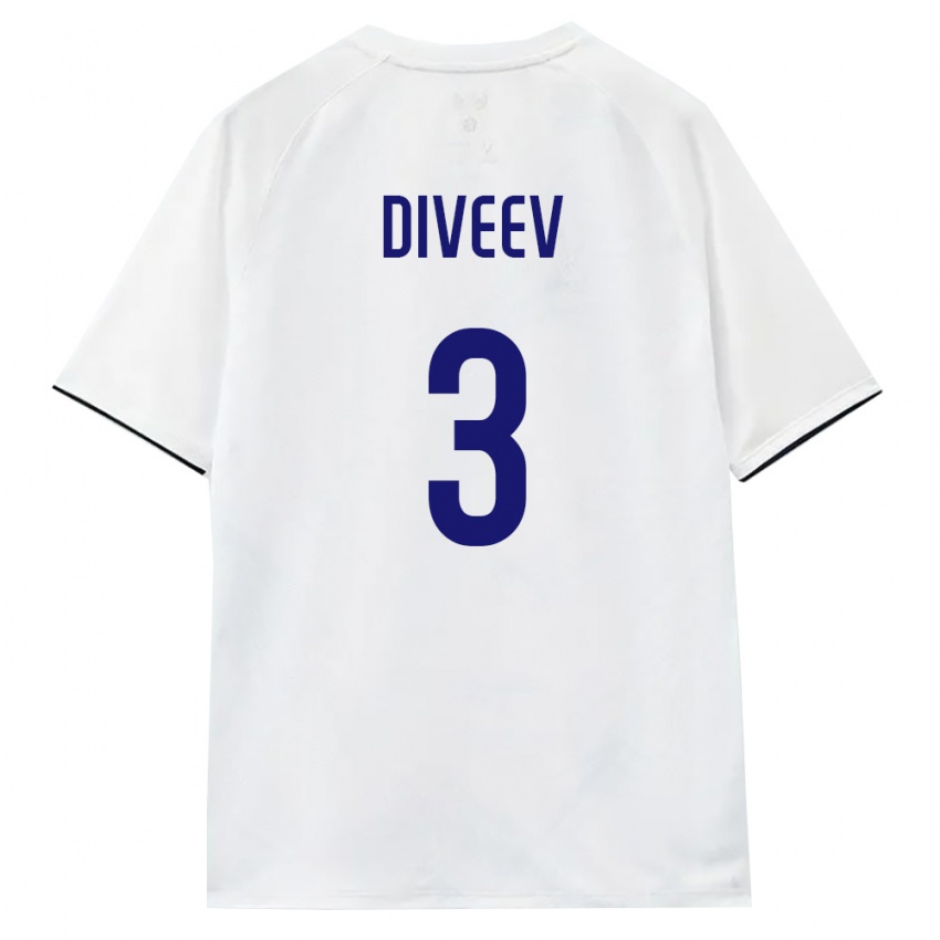 גברים רוסיה איגור דיבייב #3 לבן חום שחור הרחק ג'רזי 26-28 חולצה קצרה