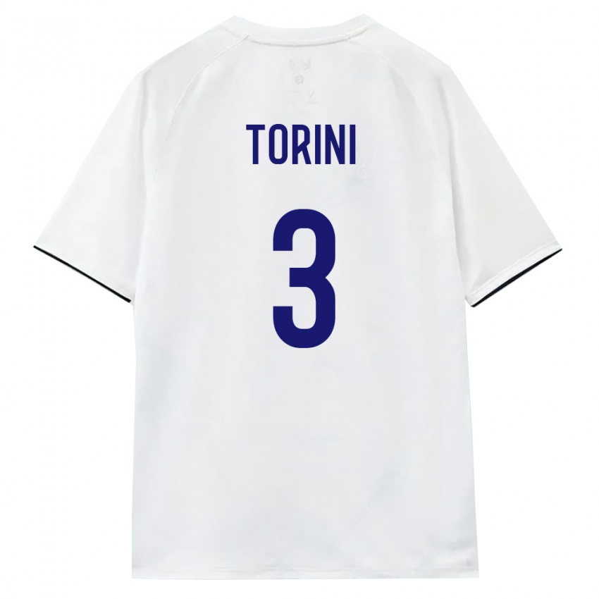 גברים רוסיה Robert Torini #3 לבן חום שחור הרחק ג'רזי 26-28 חולצה קצרה