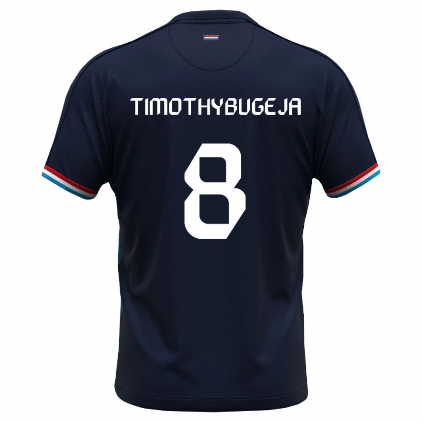 גברים לוקסמבורג Gabriel Timothy Bugeja #8 כחול מלכותי אדום הרחק ג'רזי 26-28 חולצה קצרה