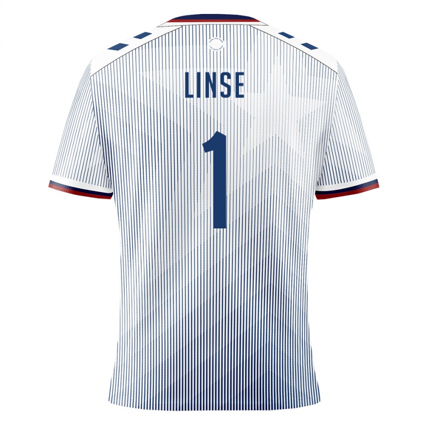 גברים פוארטו ריקו Maximilian Linse #1 כחול מלכותי לבן הרחק ג'רזי 26-28 חולצה קצרה