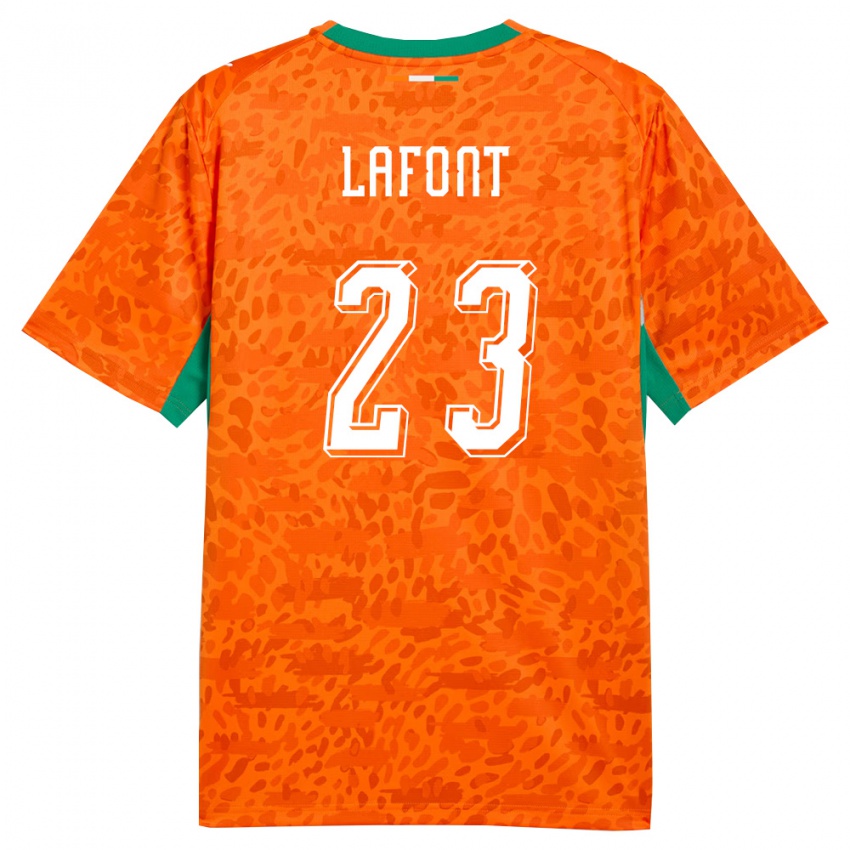 נשים חוף השנהב אלבן לפונט #23 כתום ירוק לבן ג'רזי ביתית 26-28 חולצה קצרה