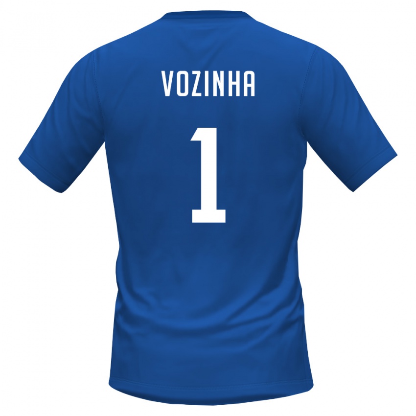 נשים כף ורדה Vozinha #1 כחול מלכותי אדום ג'רזי ביתית 26-28 חולצה קצרה