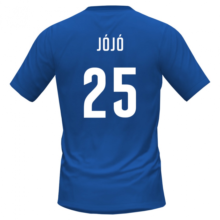 נשים כף ורדה Jójó #25 כחול מלכותי אדום ג'רזי ביתית 26-28 חולצה קצרה