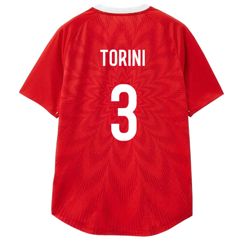 נשים רוסיה Robert Torini #3 אדום לבן חום ג'רזי ביתית 26-28 חולצה קצרה
