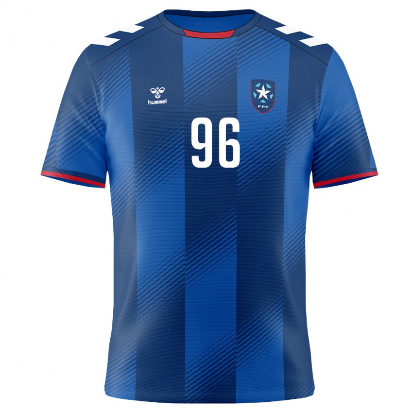 נשים פוארטו ריקו Adrián Biaggi #96 כחול מלכותי אדום לבן ג'רזי ביתית 26-28 חולצה קצרה