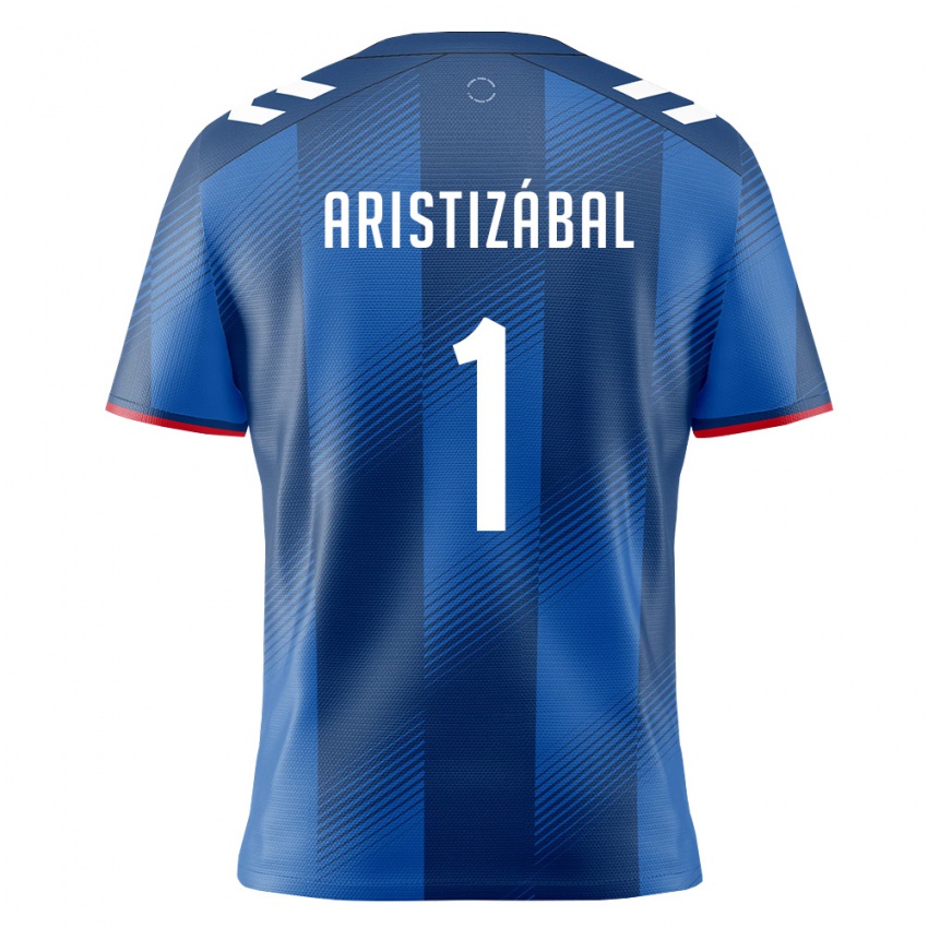 נשים פוארטו ריקו ניקולס אריסטיזבל #1 כחול מלכותי אדום לבן ג'רזי ביתית 26-28 חולצה קצרה