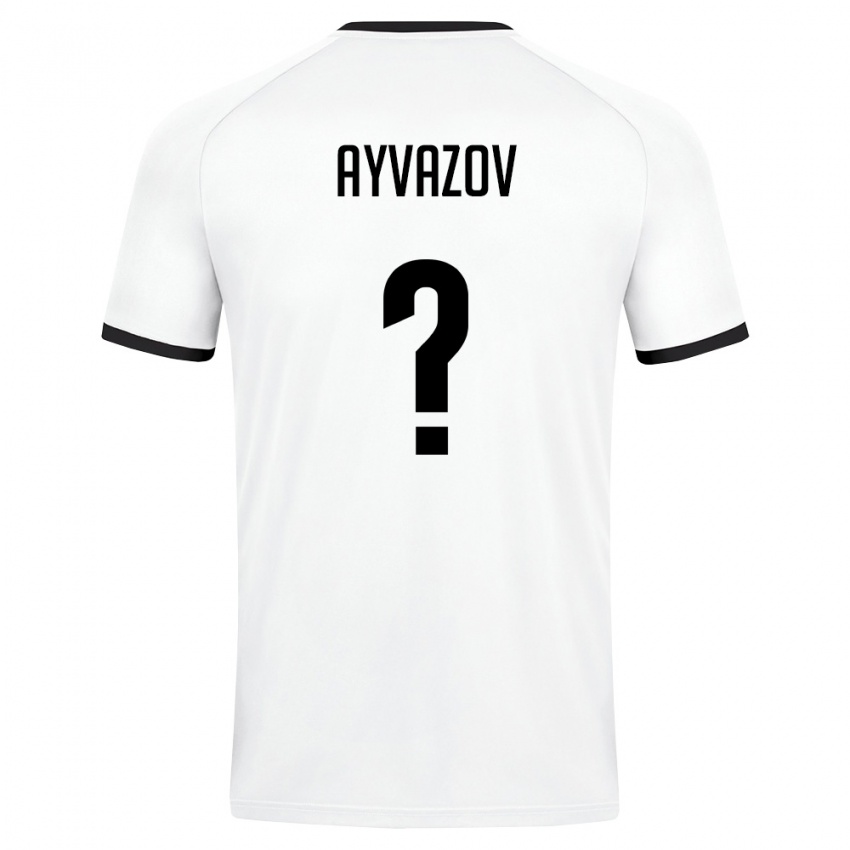 נשים אוזבקיסטן Rafik Ayvazov #0 לבן ירוק כהה הרחק ג'רזי 26-28 חולצה קצרה