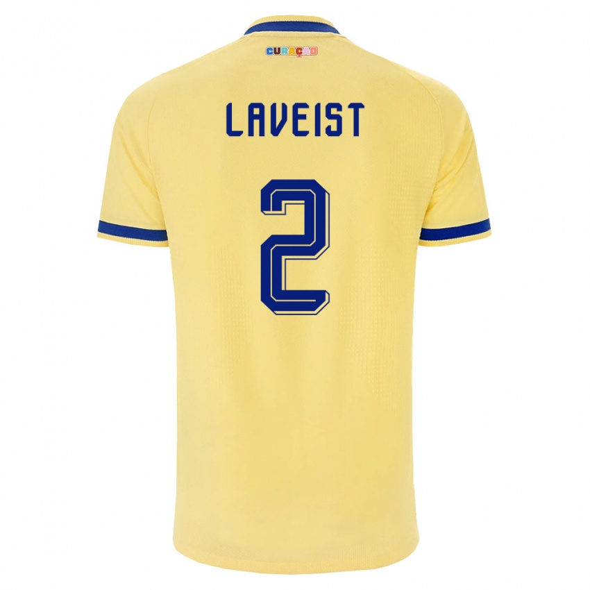 נשים קוראסאו Rai-Jedemy Laveist #2 צהוב כהה ורוד הרחק ג'רזי 26-28 חולצה קצרה