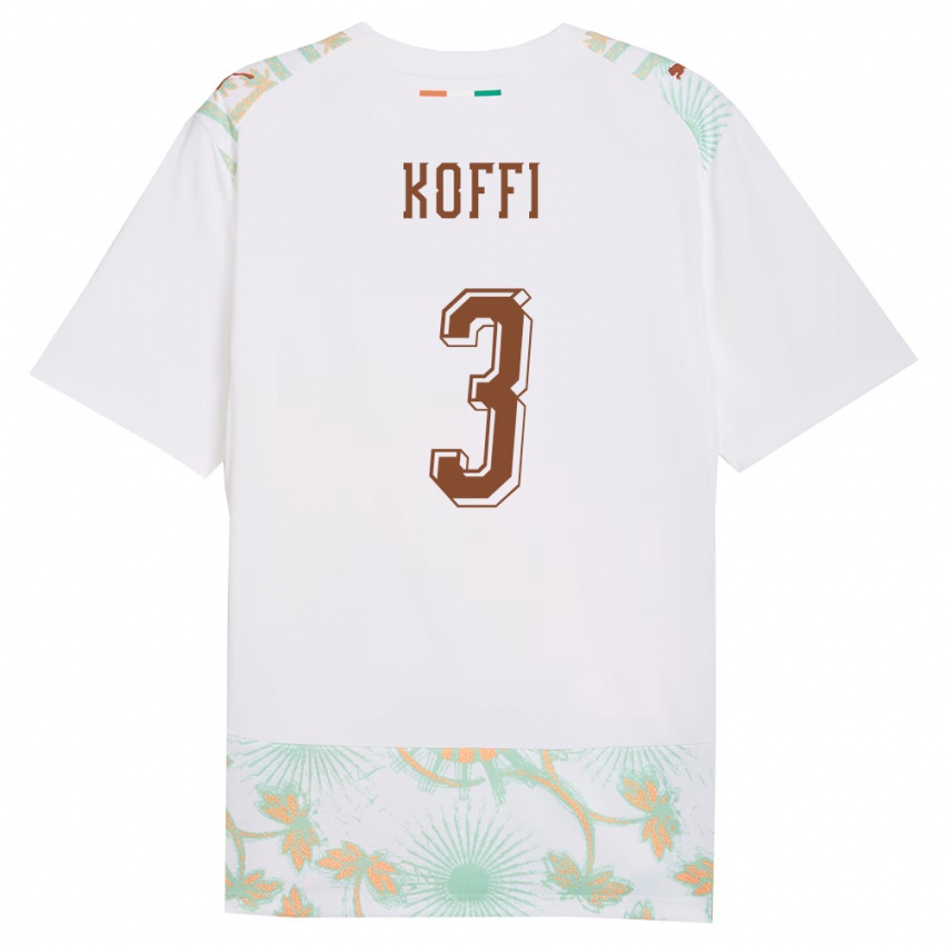 נשים חוף השנהב קואדיו קופי #3 לבן כתום ירוק הרחק ג'רזי 26-28 חולצה קצרה