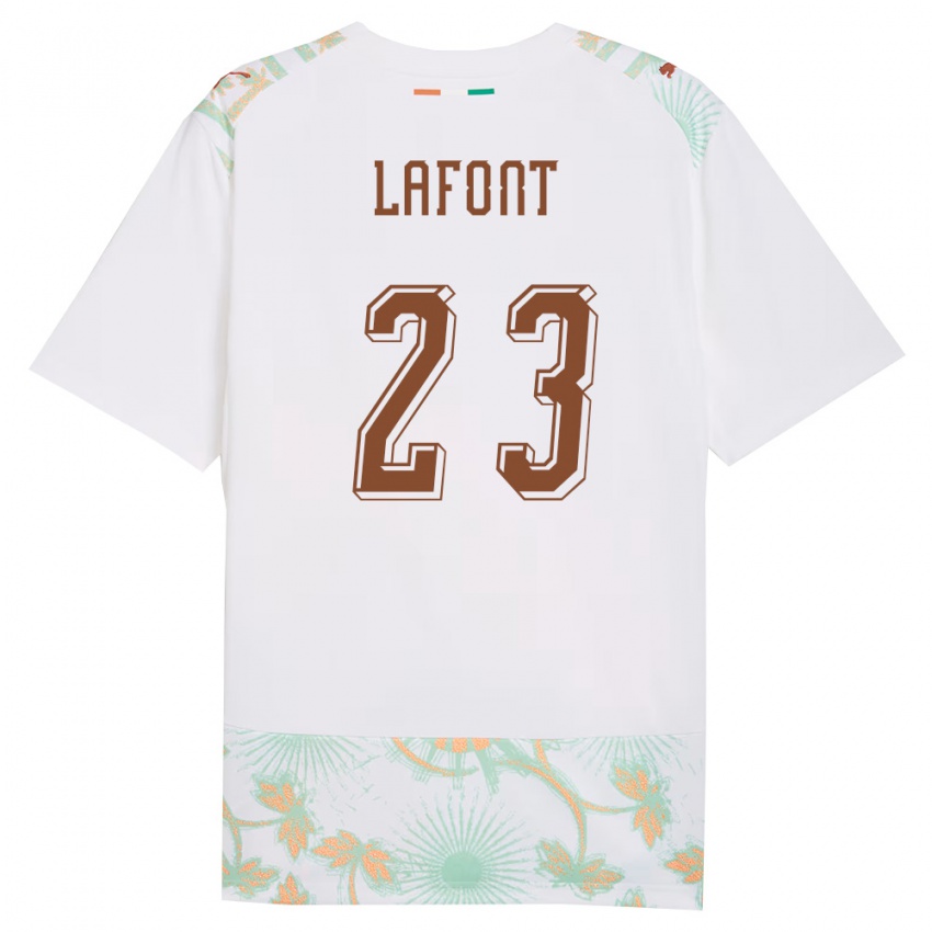 נשים חוף השנהב אלבן לפונט #23 לבן כתום ירוק הרחק ג'רזי 26-28 חולצה קצרה