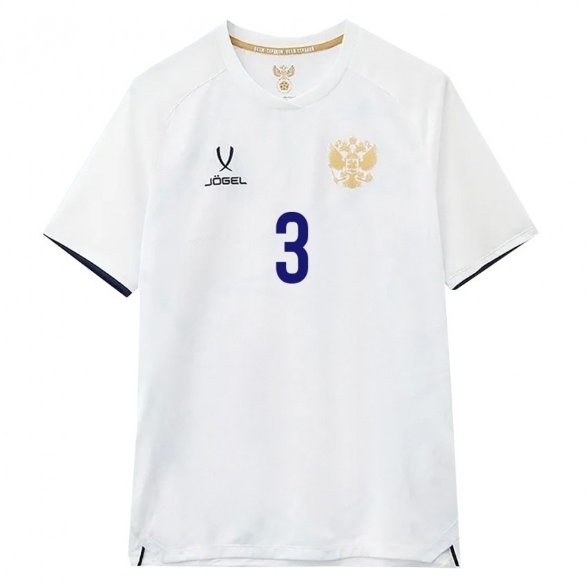 נשים רוסיה איגור דיבייב #3 לבן חום שחור הרחק ג'רזי 26-28 חולצה קצרה