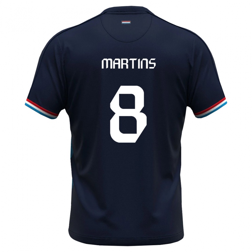 נשים לוקסמבורג Christopher Martins #8 כחול מלכותי אדום הרחק ג'רזי 26-28 חולצה קצרה