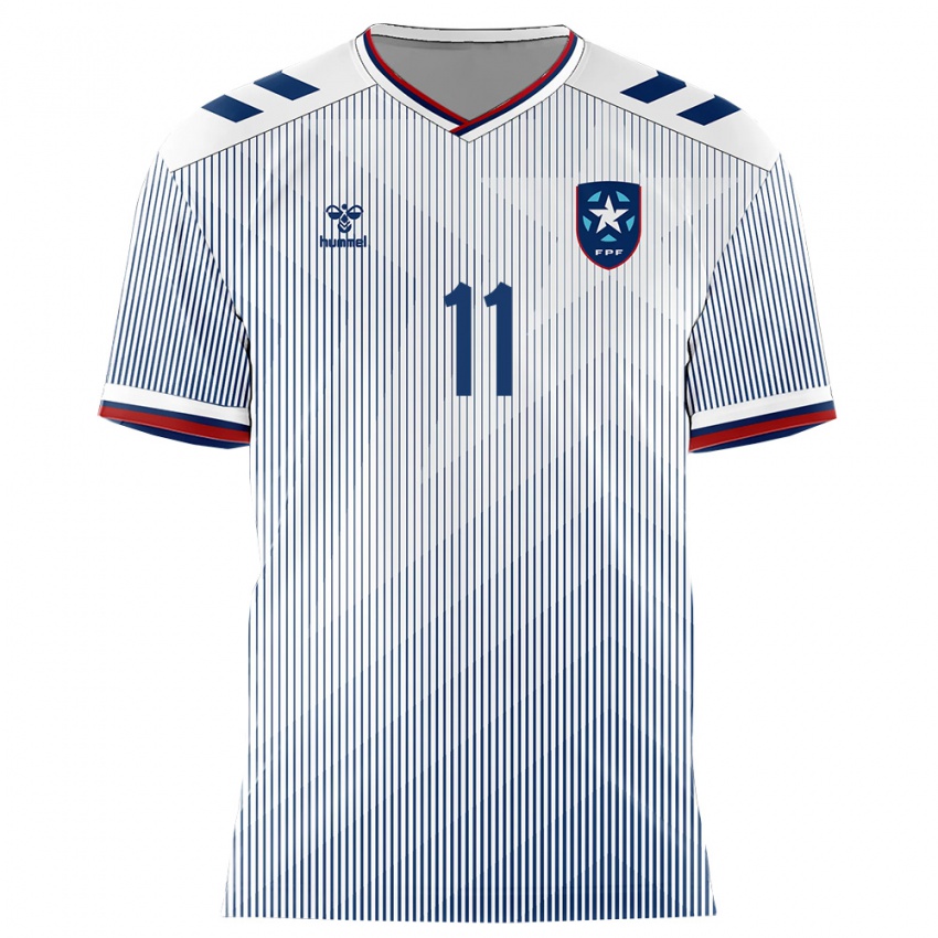 נשים פוארטו ריקו Marcus Nazaire #11 כחול מלכותי לבן הרחק ג'רזי 26-28 חולצה קצרה