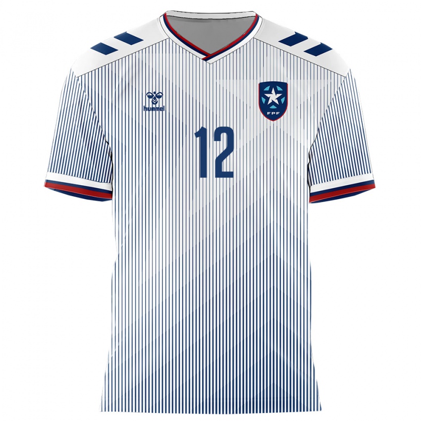 נשים פוארטו ריקו Ruben Rosado #12 כחול מלכותי לבן הרחק ג'רזי 26-28 חולצה קצרה