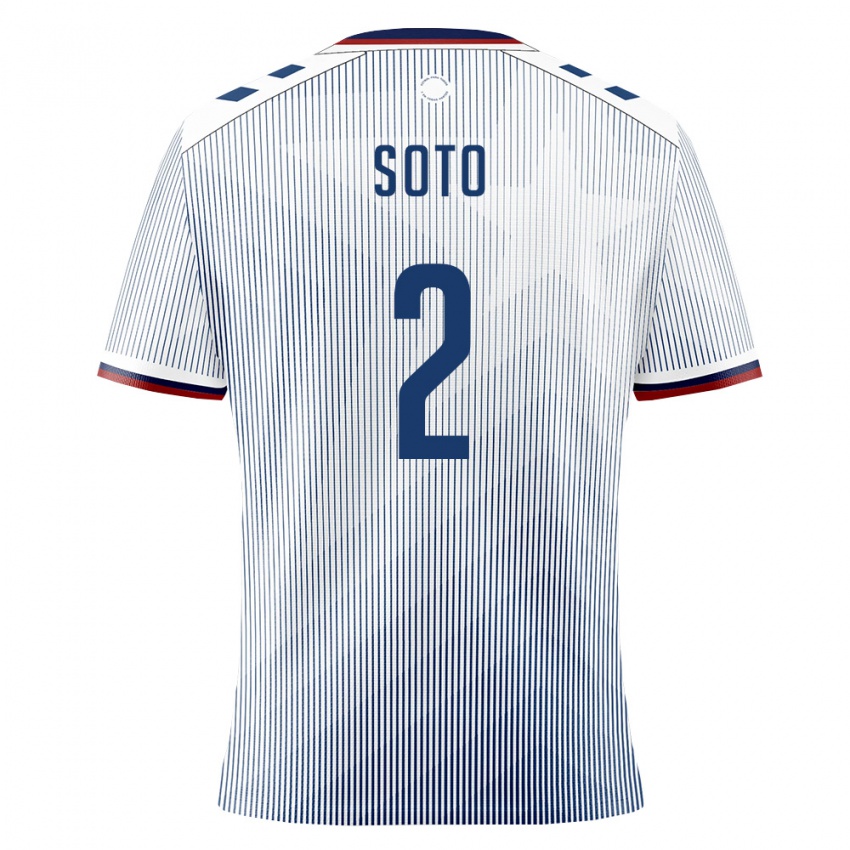 נשים פוארטו ריקו Adrián Soto #2 כחול מלכותי לבן הרחק ג'רזי 26-28 חולצה קצרה