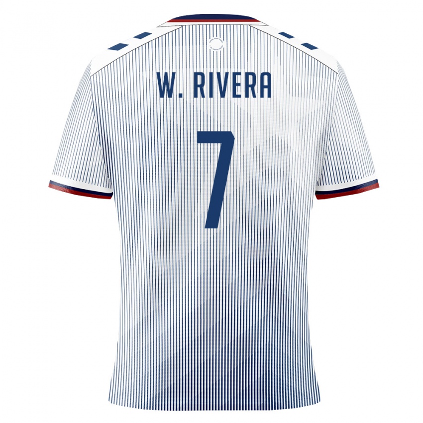 נשים פוארטו ריקו וילפרדו ריברה #7 כחול מלכותי לבן הרחק ג'רזי 26-28 חולצה קצרה