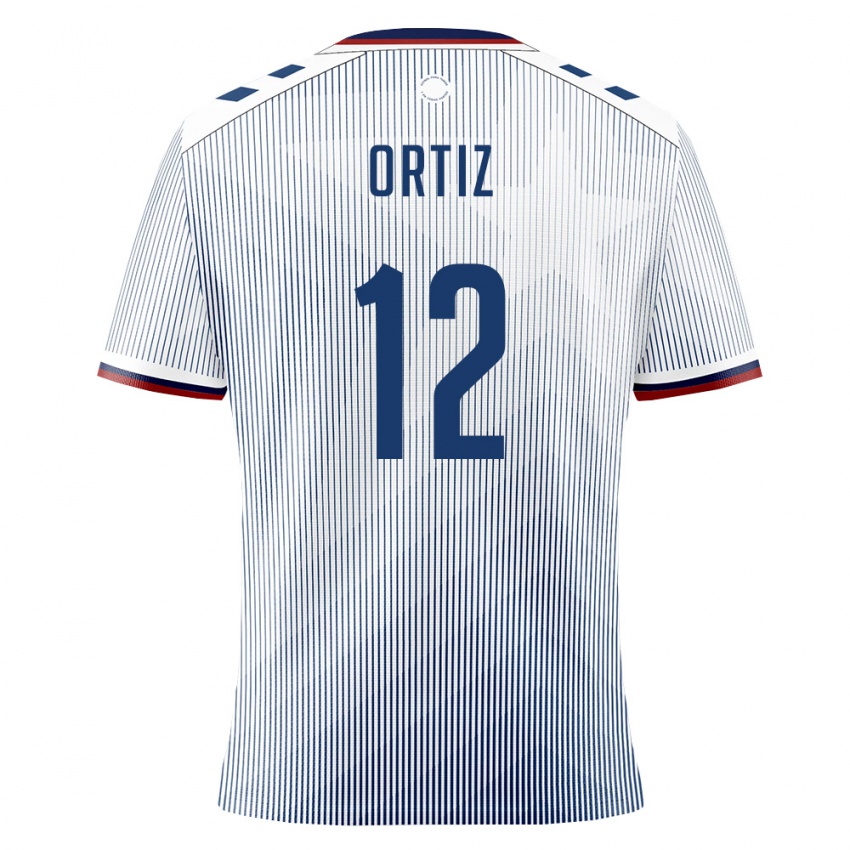 נשים פוארטו ריקו Gamaliel Ortiz #12 כחול מלכותי לבן הרחק ג'רזי 26-28 חולצה קצרה