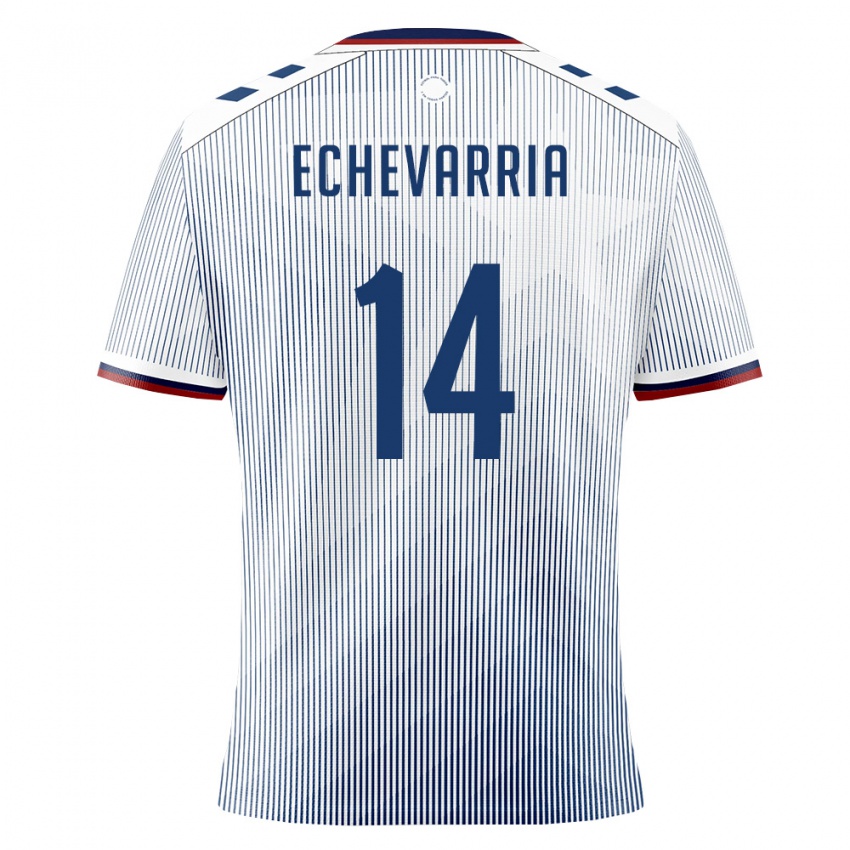 נשים פוארטו ריקו דייגו אצ'וואריה #14 כחול מלכותי לבן הרחק ג'רזי 26-28 חולצה קצרה