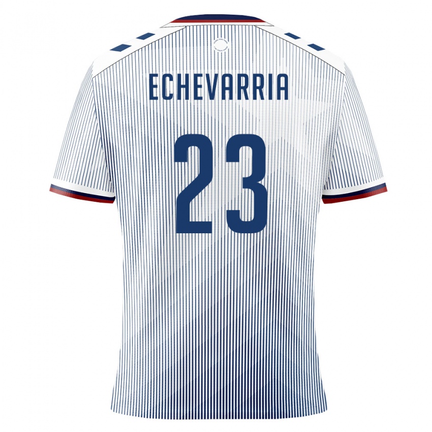 נשים פוארטו ריקו Steven Echevarria #23 כחול מלכותי לבן הרחק ג'רזי 26-28 חולצה קצרה