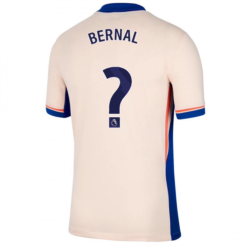ילדים Freddy Bernal #0 בז' בהיר הרחק ג'רזי 2024/25 חולצה קצרה