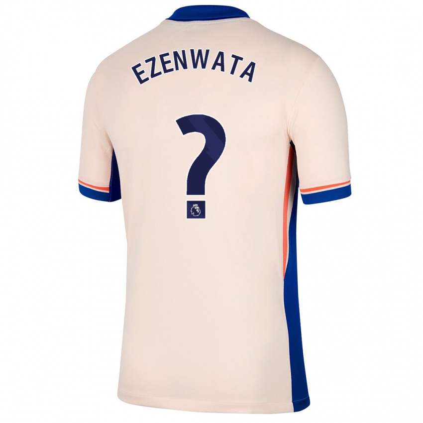 ילדים Chizaram Ezenwata #0 בז' בהיר הרחק ג'רזי 2024/25 חולצה קצרה