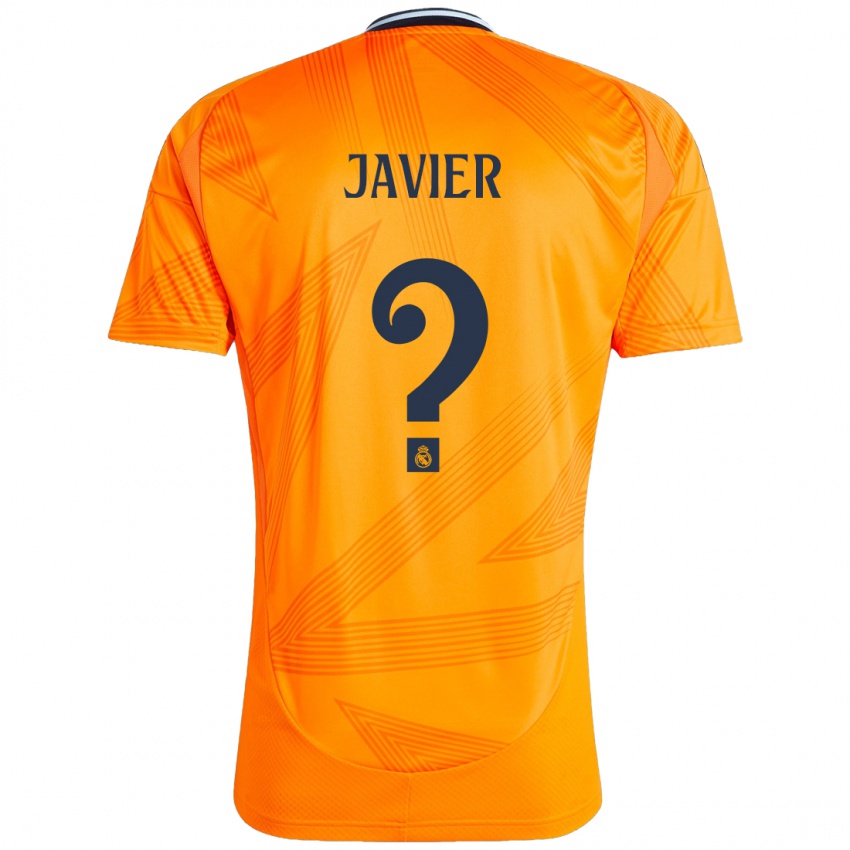 ילדים Javier Navarro #0 כָּתוֹם הרחק ג'רזי 2024/25 חולצה קצרה
