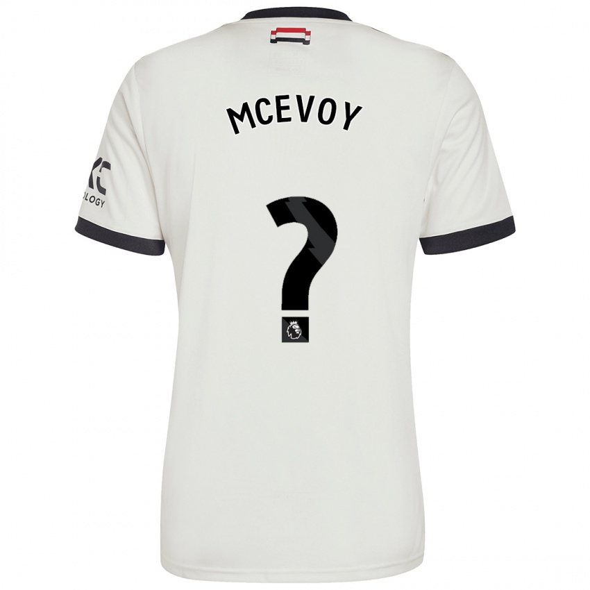 ילדים Jay Mcevoy #0 אוף ווייט ג'רזי קיט שלישי 2024/25 חולצה קצרה