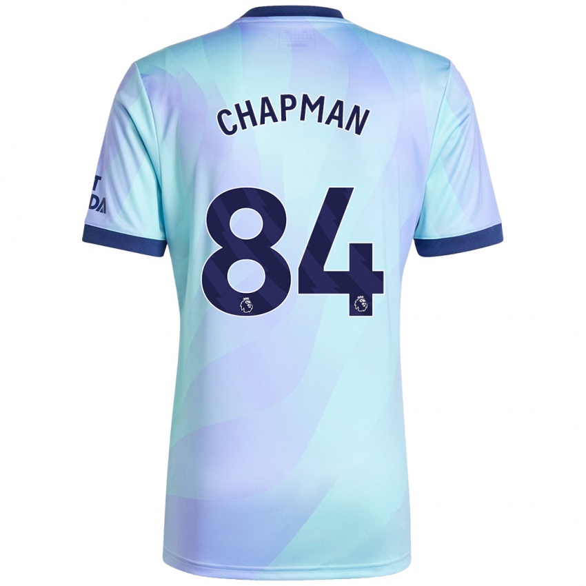 ילדים Samuel Chapman #84 אקווה ג'רזי קיט שלישי 2024/25 חולצה קצרה