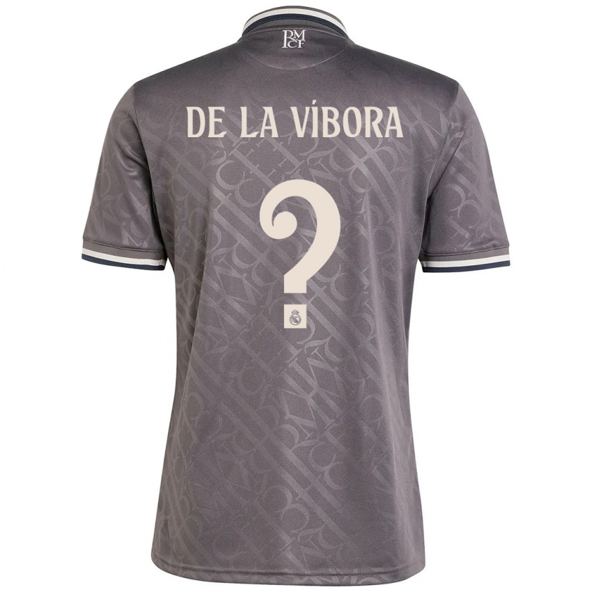 ילדים David De La Víbora #0 פֶּחָם ג'רזי קיט שלישי 2024/25 חולצה קצרה