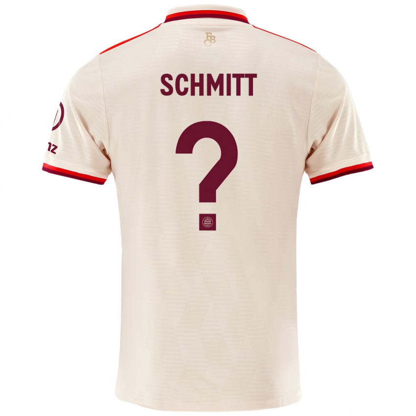 ילדים Max Schmitt #0 פִּשׁתָן ג'רזי קיט שלישי 2024/25 חולצה קצרה