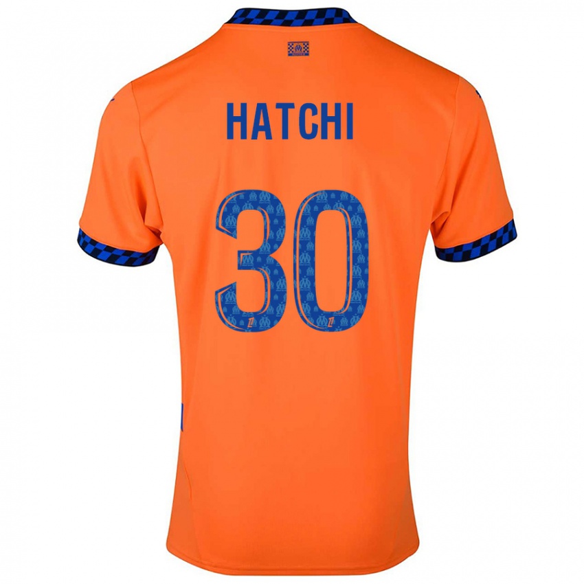 ילדים Anaïs Hatchi #30 כתום כחול כהה ג'רזי קיט שלישי 2024/25 חולצה קצרה
